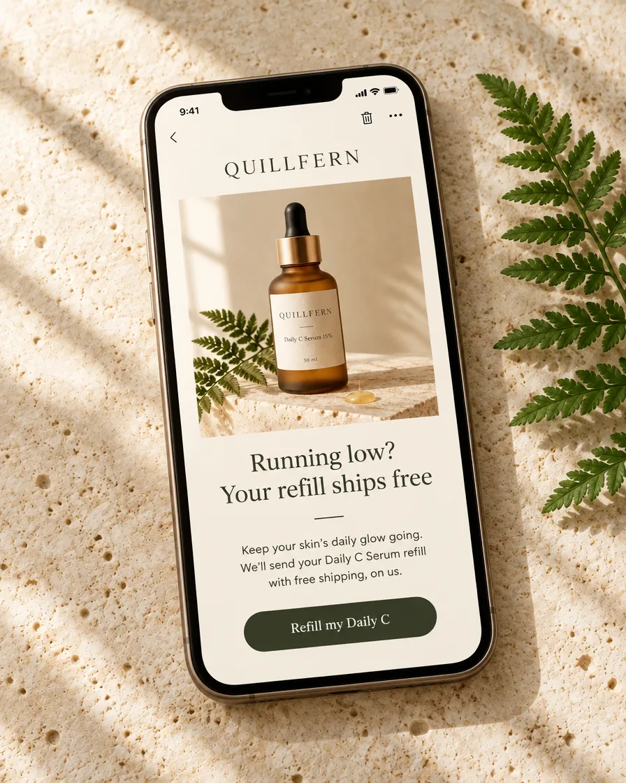 AI-made refill email